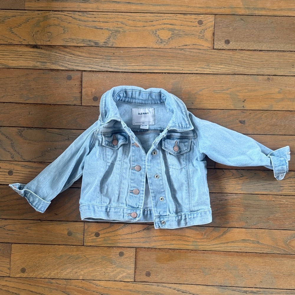 Old Navy Light Blue Kids Denim Jacket